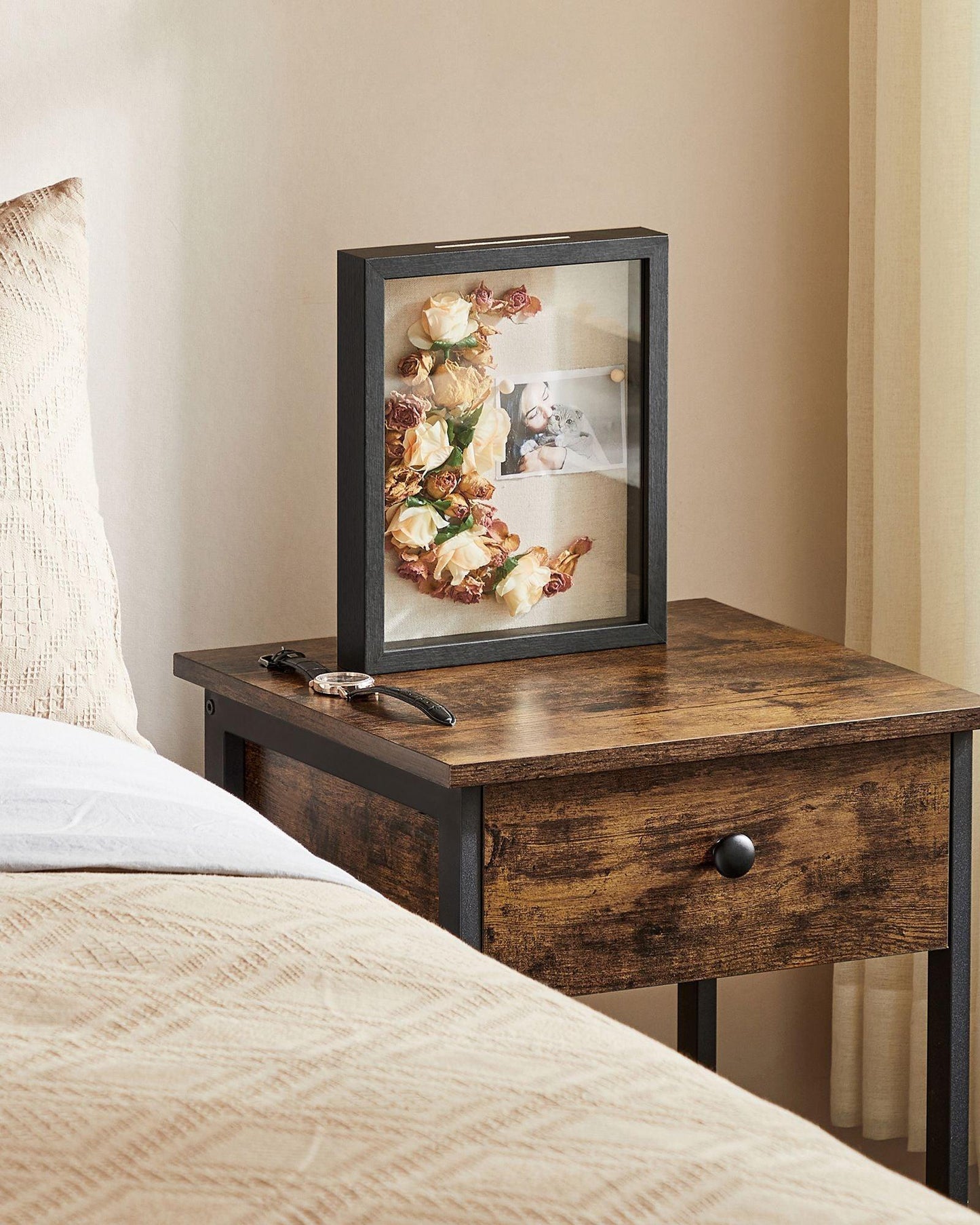 Shadow Box Frame, 8x10 Black Box Frame Display Case FredCo