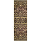 Sheffield Transitional Ornamental Scrolls Floral Rug FredCo