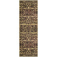 Sheffield Transitional Ornamental Scrolls Floral Rug FredCo