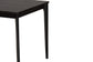 Sherwin Mid-Century Modern Black Finished Wood Dining Table FredCo
