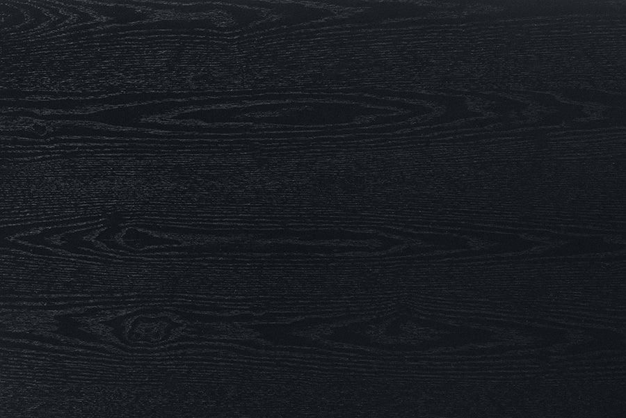 Sherwin Mid-Century Modern Black Finished Wood Dining Table FredCo