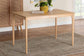 Sherwin Mid-Century Modern Natural Oak Finished Wood Dining Table FredCo