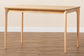 Sherwin Mid-Century Modern Natural Oak Finished Wood Dining Table FredCo
