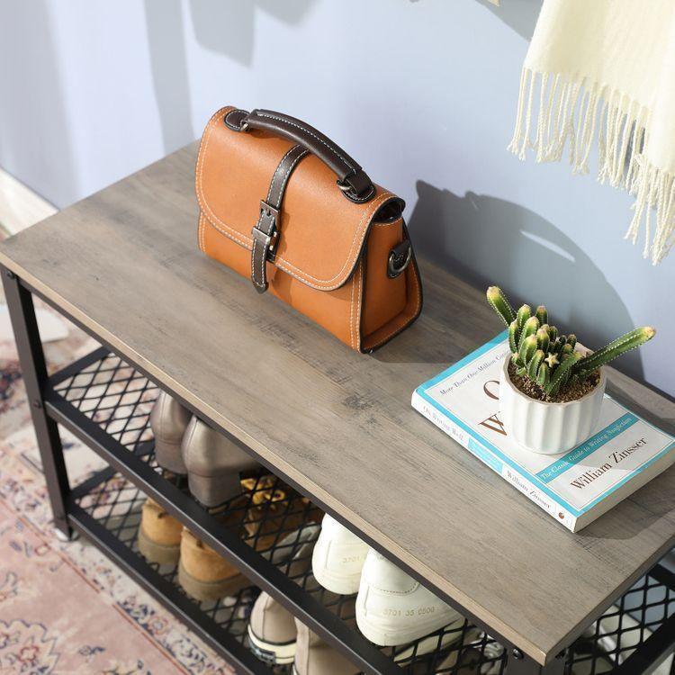 Shoe Organizer with Seat FredCo
