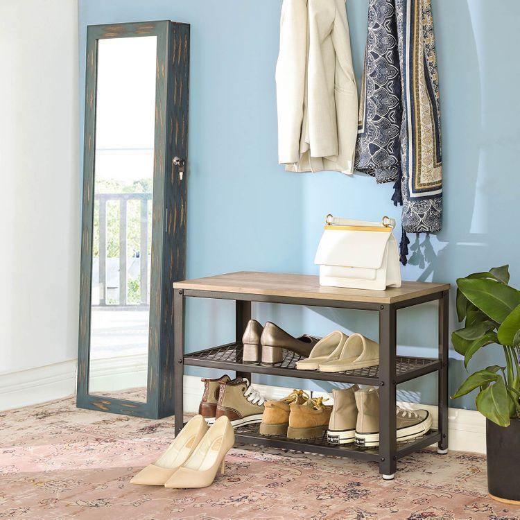 Shoe Organizer with Seat FredCo