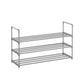 Shoe Rack, 3 Tier Shoe Organizer, Metal Shoe Storage Shelf for 15 Pairs of Shoes FredCo