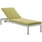 Shore Outdoor Patio Aluminum Chaise with Cushions, EEI-4501 FredCo