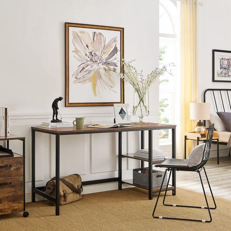 Side Shelf Computer Desk FredCo