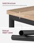Side Table Brown and Black FredCo
