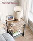 Side Table Brown and Black FredCo