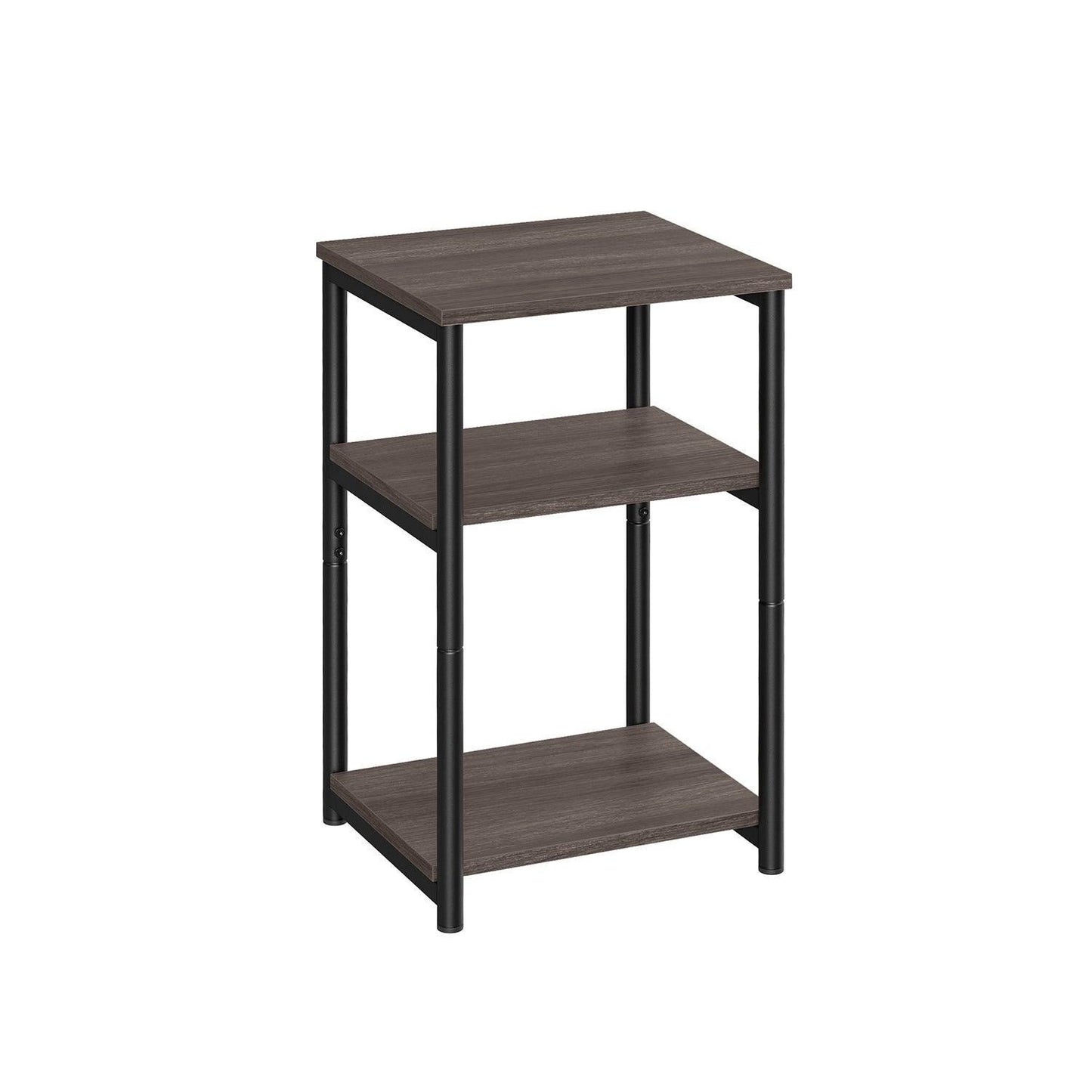 Side Table Chestnut Brown and Classic Black FredCo