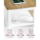 Side Table with Charging Station and 2 Drawers FredCo