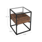 Side Table with Drawer and Shelf FredCo