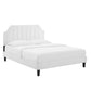 Sienna Performance Velvet Full Platform Bed, MOD-6914 FredCo