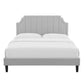 Sienna Performance Velvet Full Platform Bed, MOD-6914 FredCo