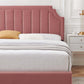 Sienna Performance Velvet King Platform Bed, MOD-6918 FredCo