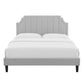 Sienna Performance Velvet Queen Platform Bed, MOD-6714 FredCo