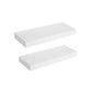 Simple White Floating Shelf