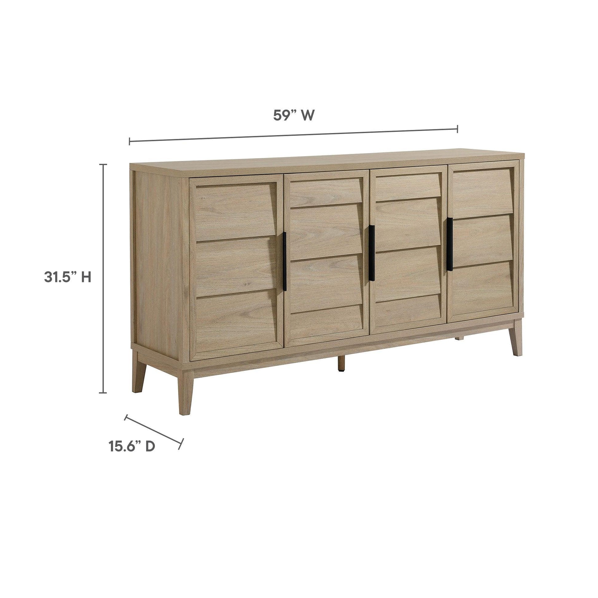 Sinya 4-Door Sideboard by Modway FredCo