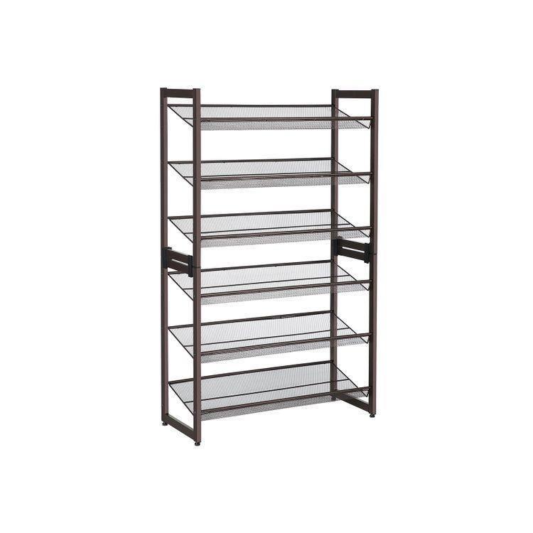 Slant Adjustable Shoe Organizer FredCo