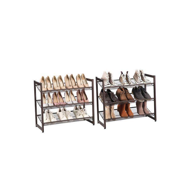 Slant Adjustable Shoe Organizer FredCo