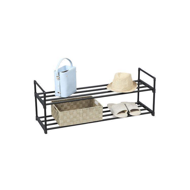Slatted Metal Shoe Rack FredCo