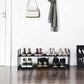 Slatted Metal Shoe Rack FredCo