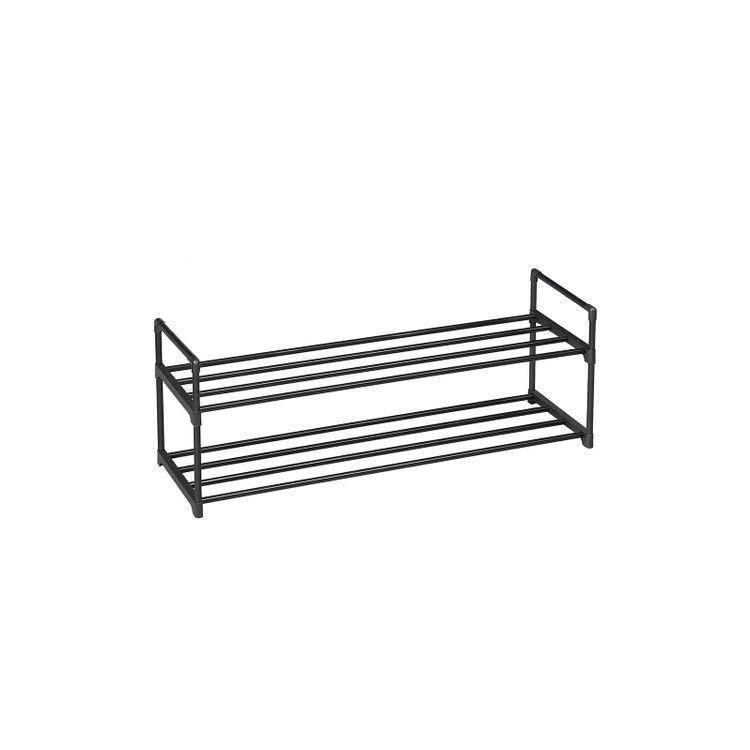 Slatted Metal Shoe Rack FredCo