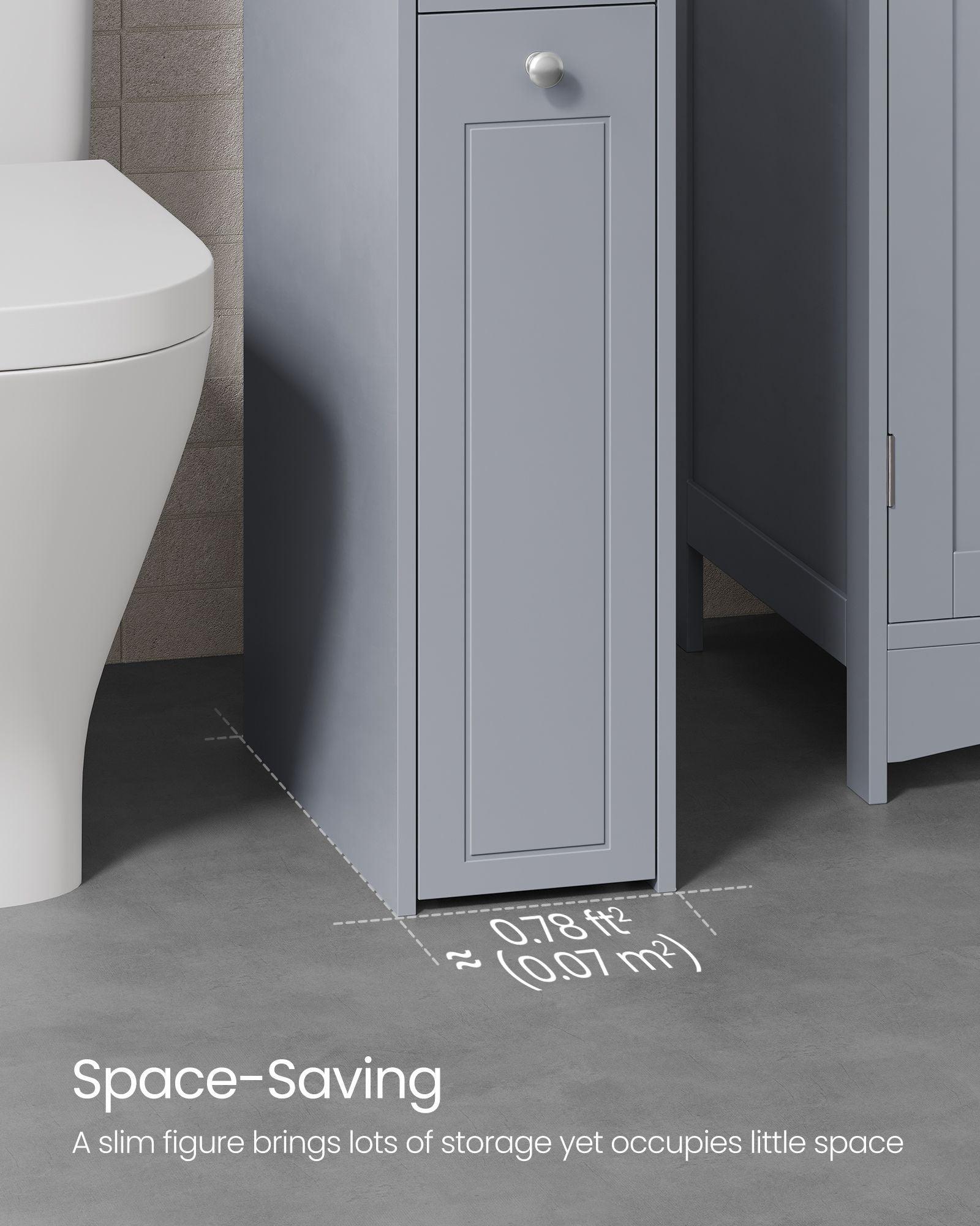 Slim Bathroom Storage Cabinet FredCo
