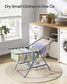 Small Foldable 2-Level Clothes Drying Rack Dove Gray FredCo