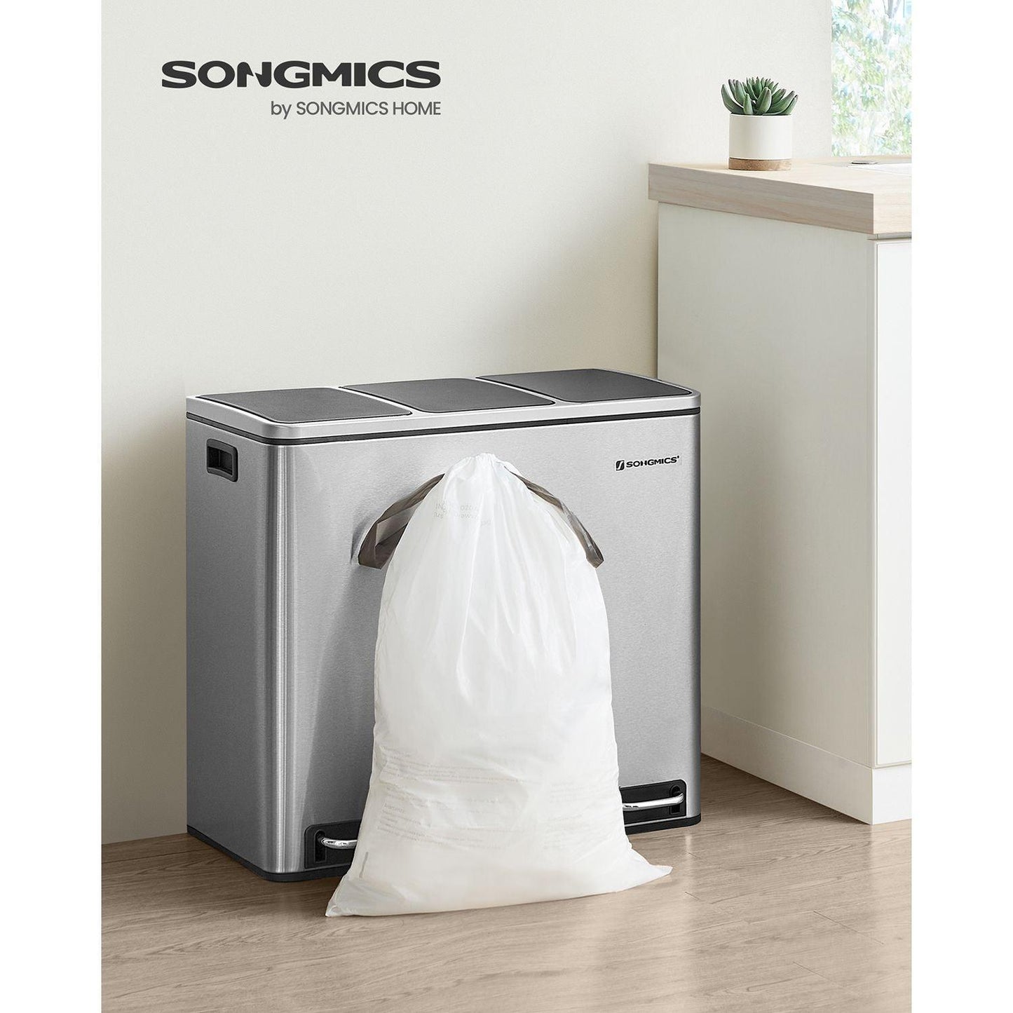 Small Trash Bags for 4-5.3 Gallon Trash Cans 80 Count FredCo