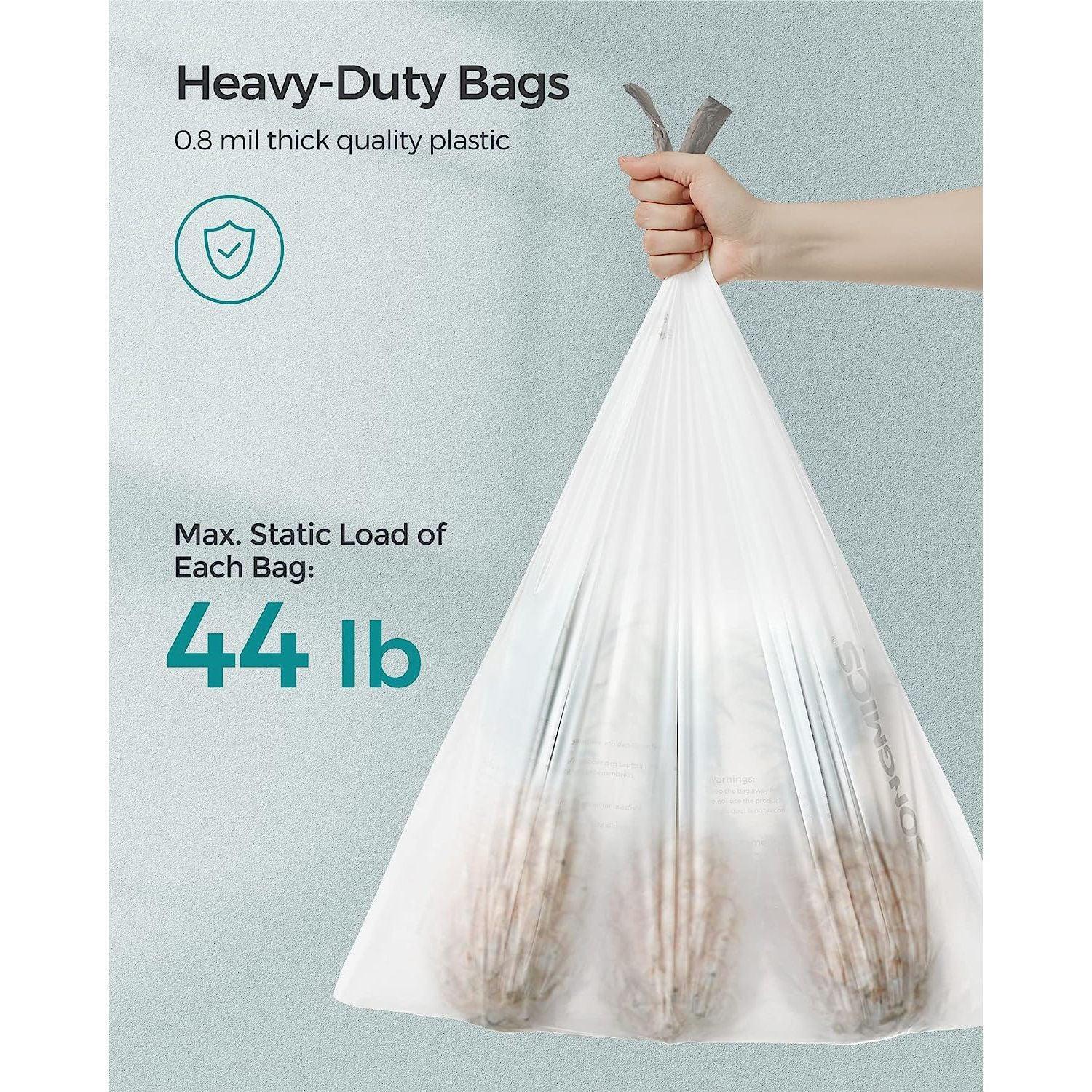 Small Trash Bags for 6.6 Gallon Trash Cans 120 Count FredCo
