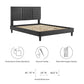 Sofia Channel Tufted Performance Velvet Twin Platform Bed, MOD-6991 FredCo