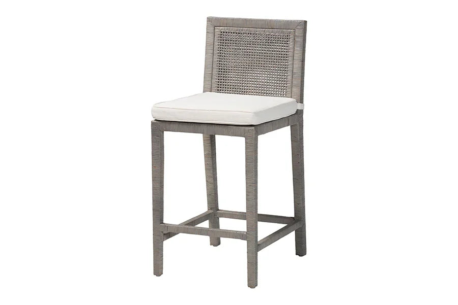 Sofia Natural Rattan Counter Stool FredCo