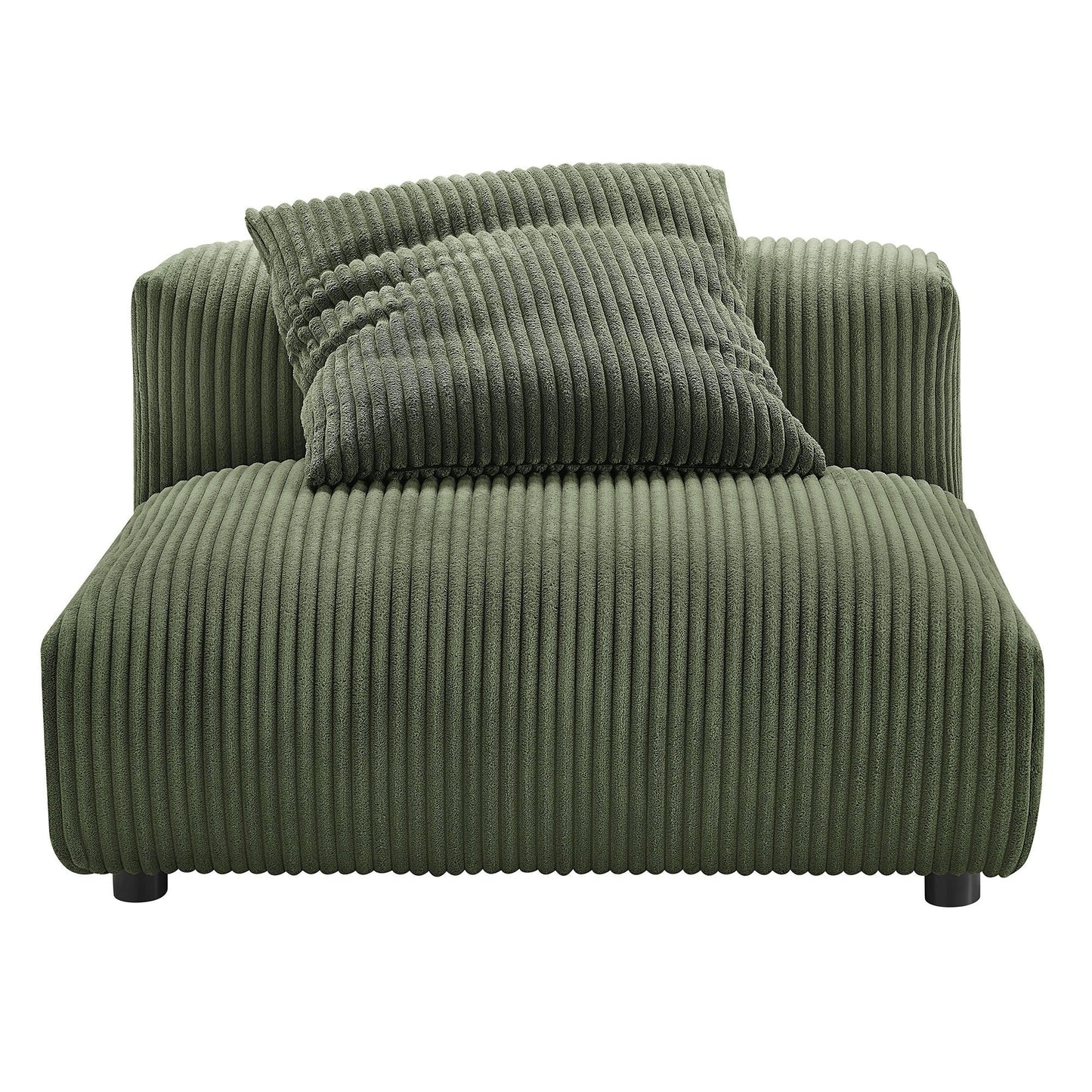 Solace 4-Piece Modular Corduroy Upholstered Sectional Sofa by Modway FredCo