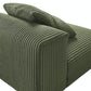 Solace Modular Corduroy Upholstered Armless Chair by Modway FredCo