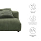 Solace Modular Corduroy Upholstered Armless Chair by Modway FredCo