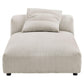 Solace Modular Corduroy Upholstered Armless Chaise Lounge by Modway FredCo