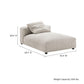 Solace Modular Corduroy Upholstered Armless Chaise Lounge by Modway FredCo