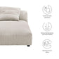 Solace Modular Corduroy Upholstered Armless Chaise Lounge by Modway FredCo