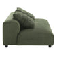 Solace Modular Corduroy Upholstered Armless Loveseat by Modway FredCo