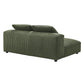 Solace Modular Corduroy Upholstered Armless Loveseat by Modway FredCo