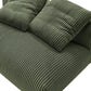 Solace Modular Corduroy Upholstered Armless Loveseat by Modway FredCo