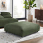 Solace Modular Corduroy Upholstered Ottoman by Modway FredCo