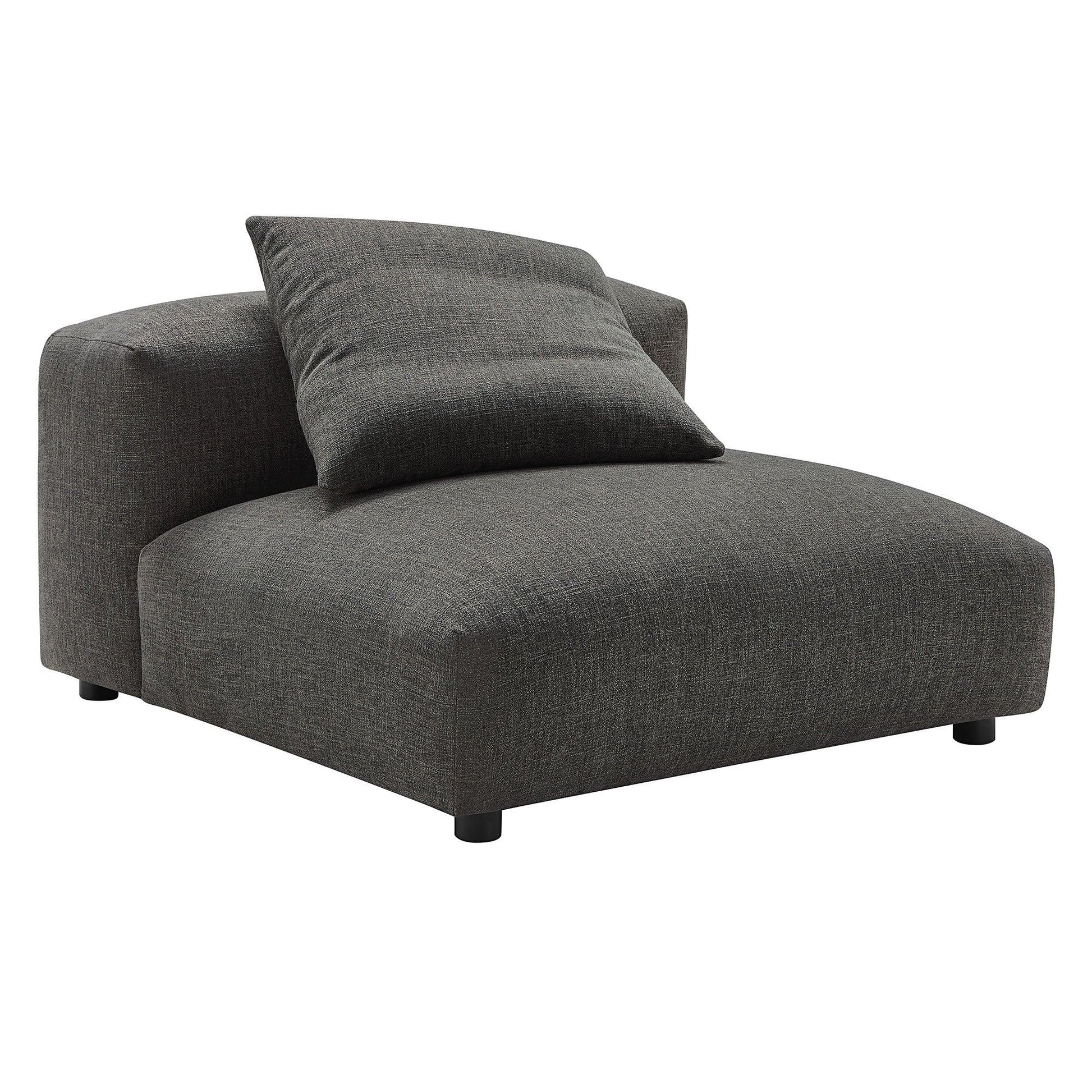 Solace Modular Upholstered Fabric Armless Chair by Modway FredCo