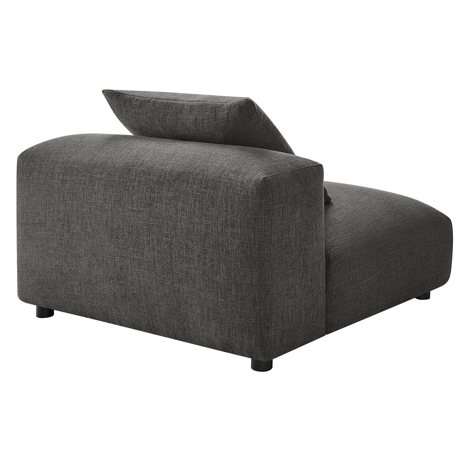 Solace Modular Upholstered Fabric Armless Chair by Modway FredCo
