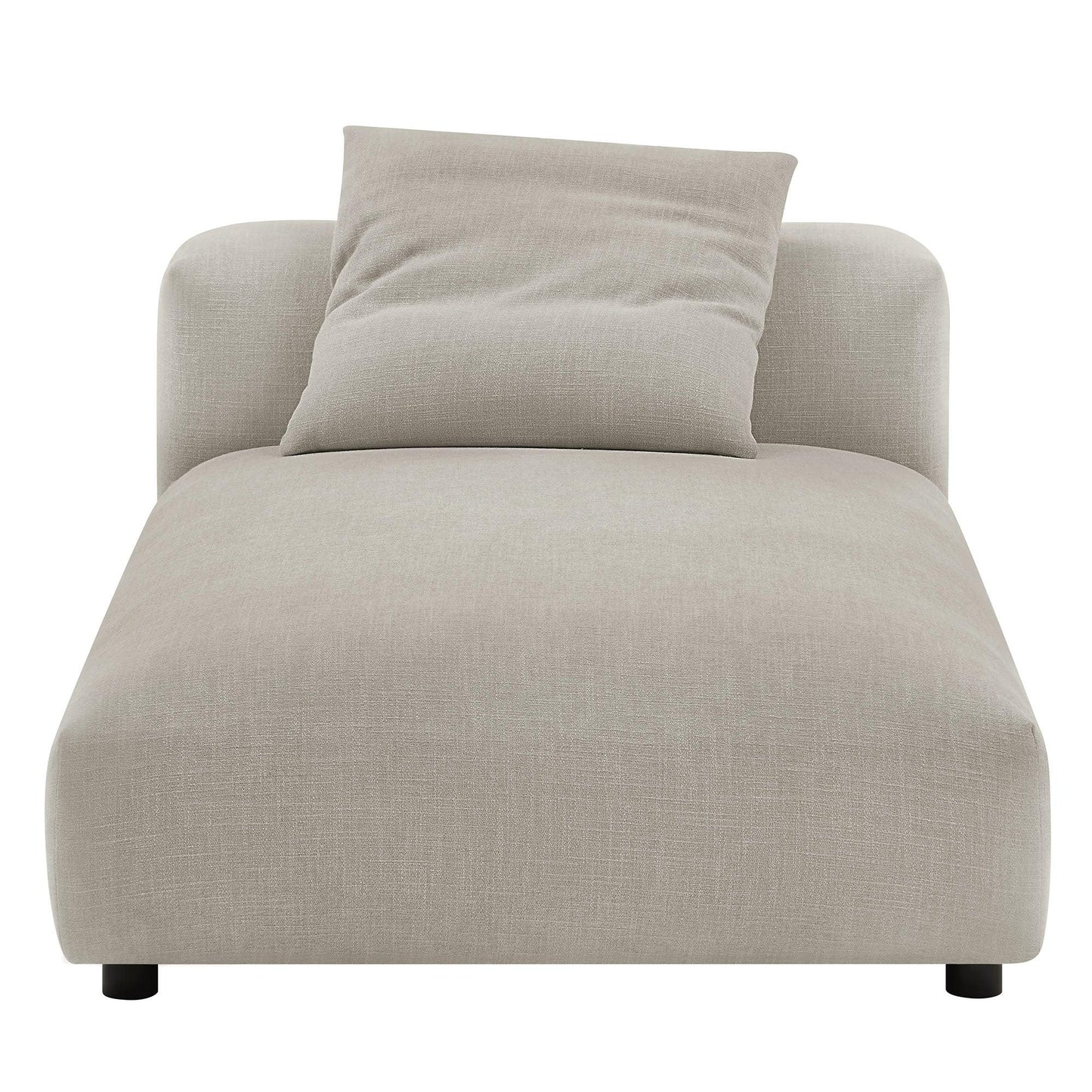 Solace Modular Upholstered Fabric Armless Chaise Lounge by Modway FredCo