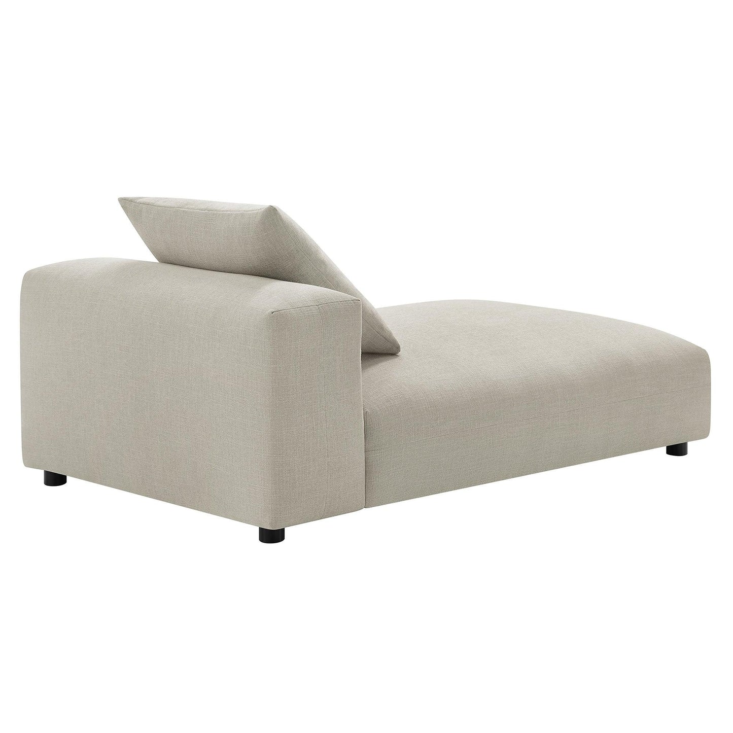 Solace Modular Upholstered Fabric Armless Chaise Lounge by Modway FredCo