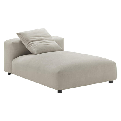 Solace Modular Upholstered Fabric Armless Chaise Lounge by Modway FredCo