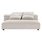 Solace Modular Upholstered Fabric Armless Loveseat and Ottoman Set by Modway FredCo